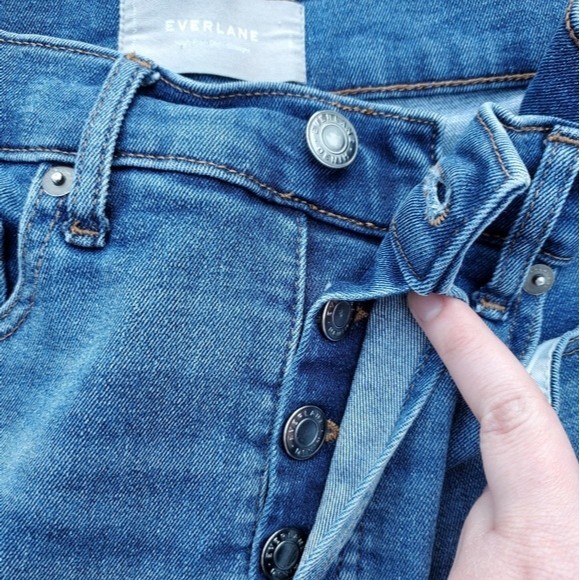 Everlane High-Rise Slim Straight Cigarette Jeans - Picture 11 of 14